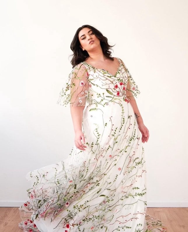 plus size boho wedding dresses 